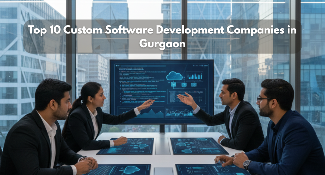 Top custom software development companies in Gurgaon working on enterprise digital solutions