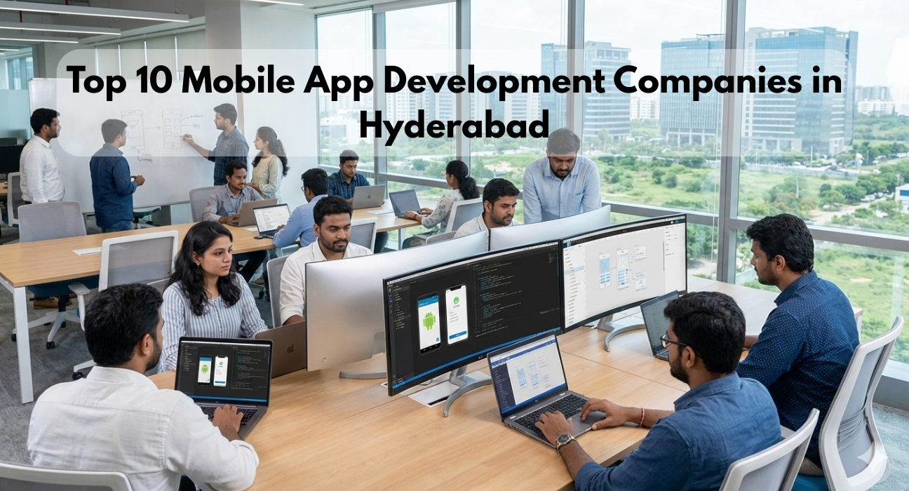 Hyderabad IT hub representing leading mobile app development companies in 2025