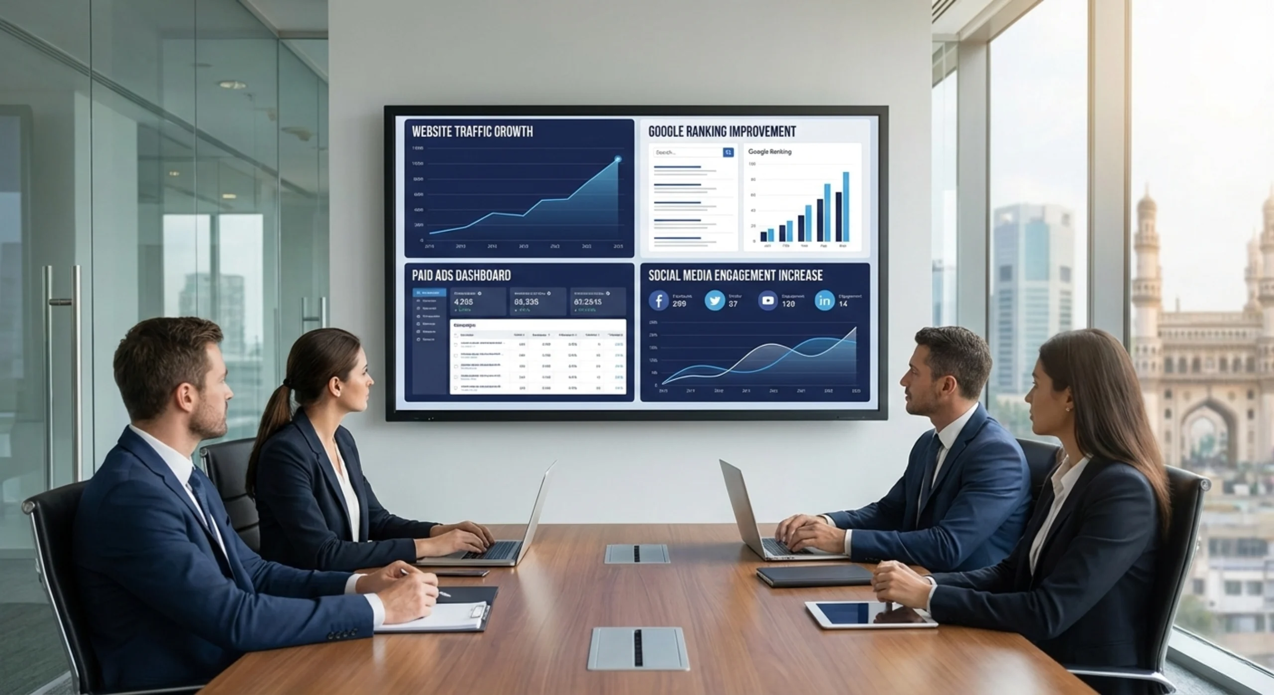 Top Digital Marketing Companies in Hyderabad offering SEO, PPC, social media and performance marketing services