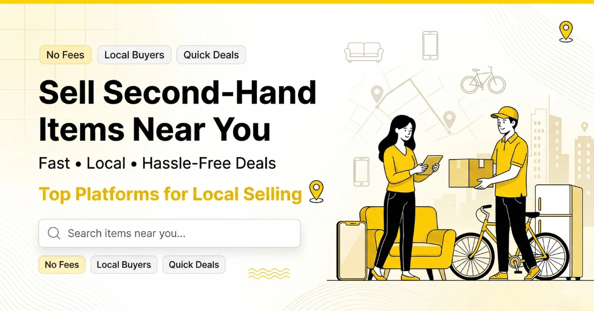 top platforms to sell second hand products near you local classifieds india