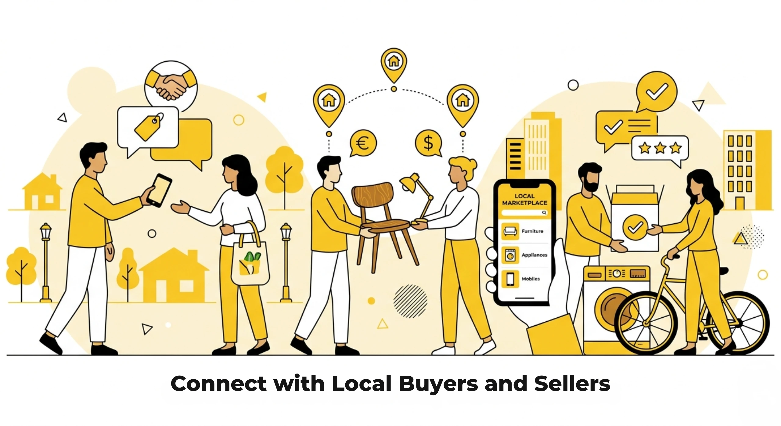 Connect with local buyers and sellers through a simple local classifieds platform